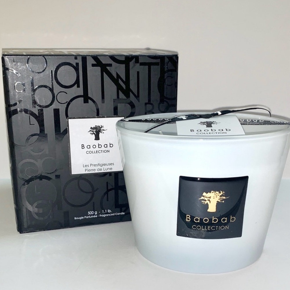 Baobab Collection Les Prestigieuses Pierre de Lune Candle